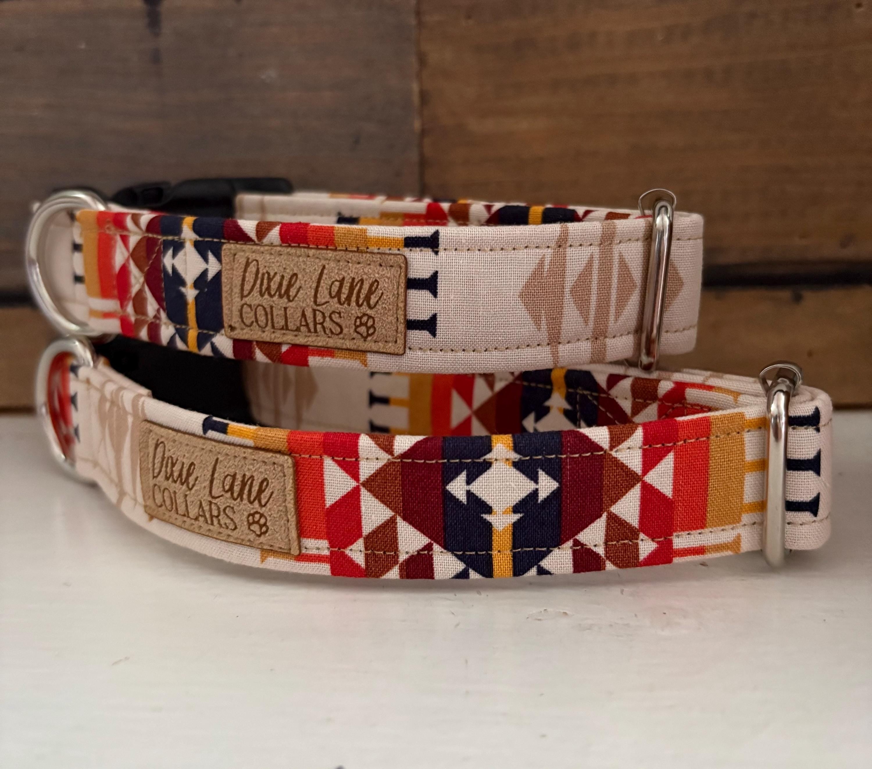 Tribal Trail Aztec Dog Collar