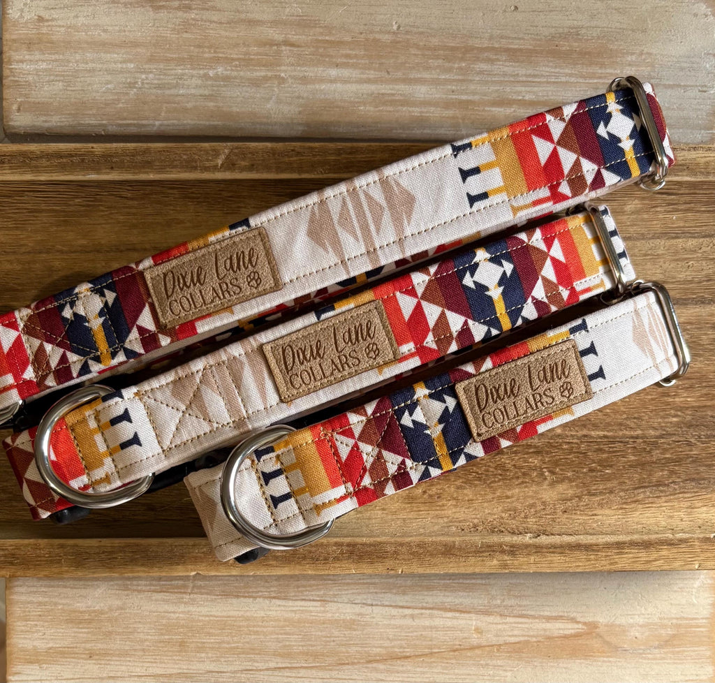 Tribal Trail Aztec Dog Collar