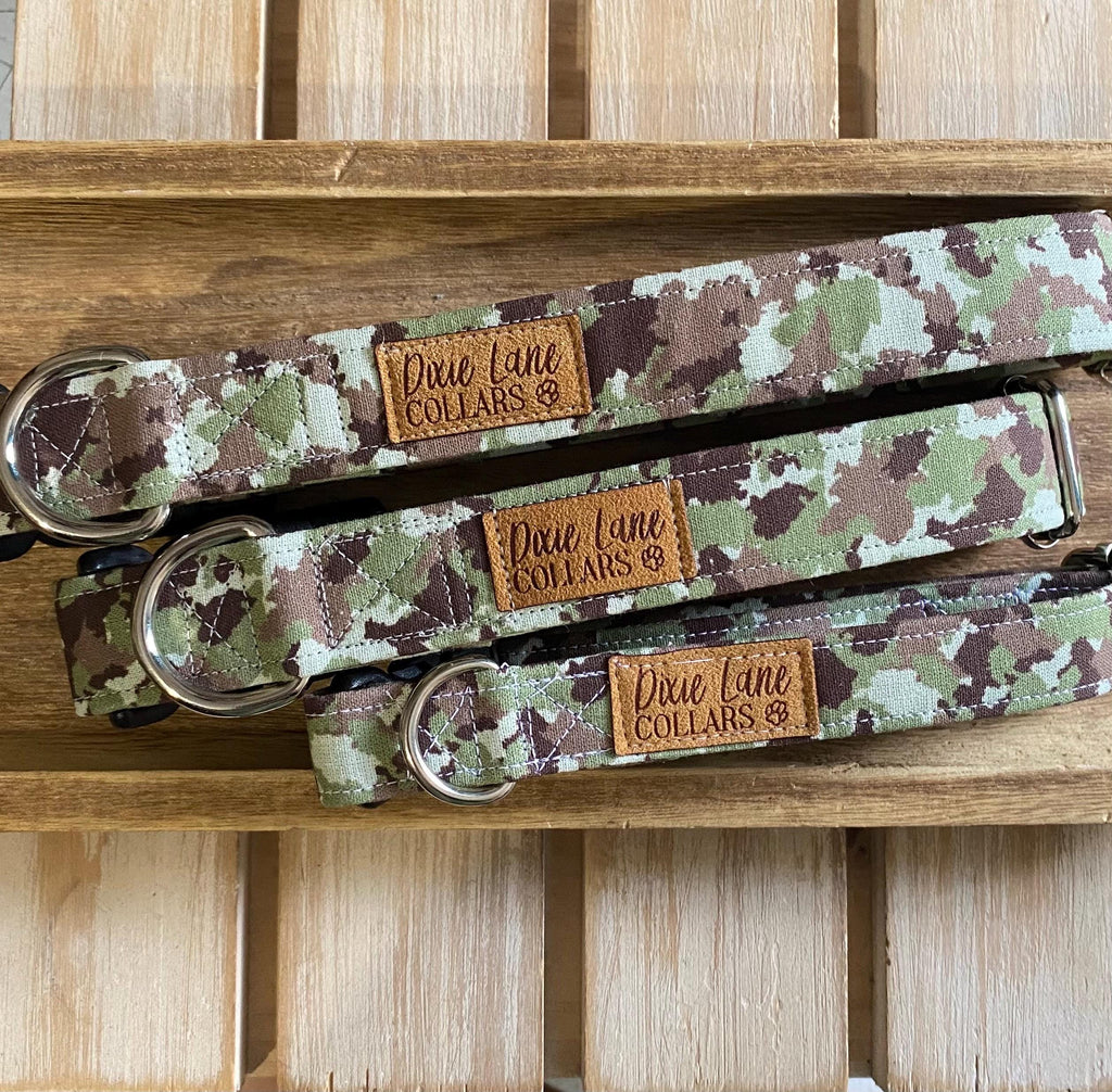 Army Camouflage Dog Collar