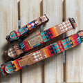 Brown Aztec Western Dog Collar