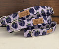 Purple Blackberry Toss Dog Collar