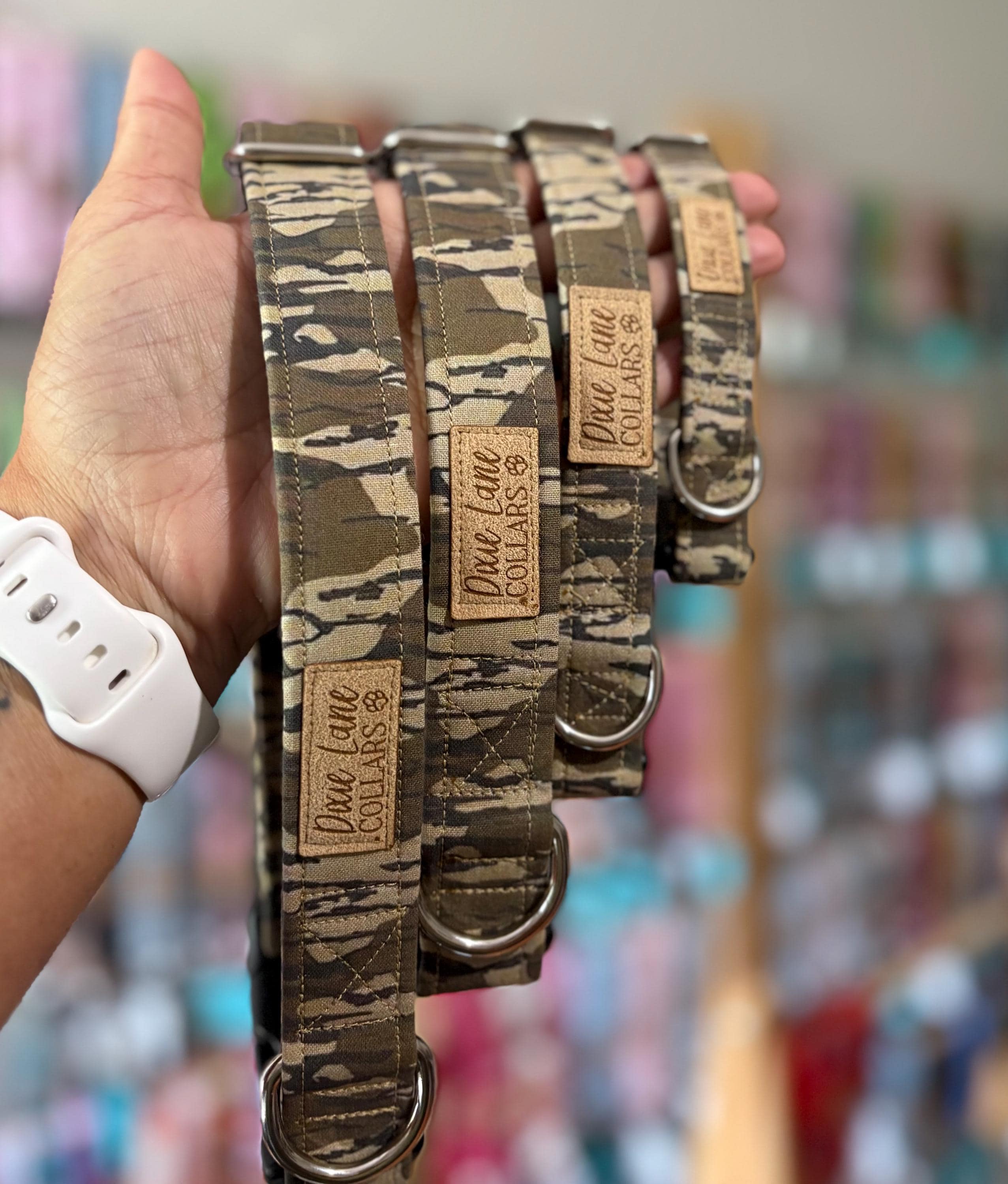 Bottomland Camo Print Dog Collar