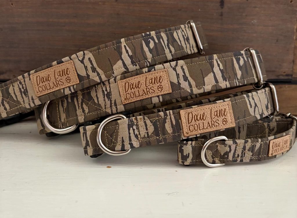 Bottomland Camo Print Dog Collar
