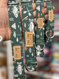 Green Fishing Dog Collar