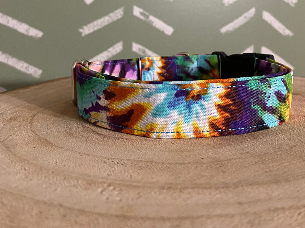 Tie Dye Dog Collar