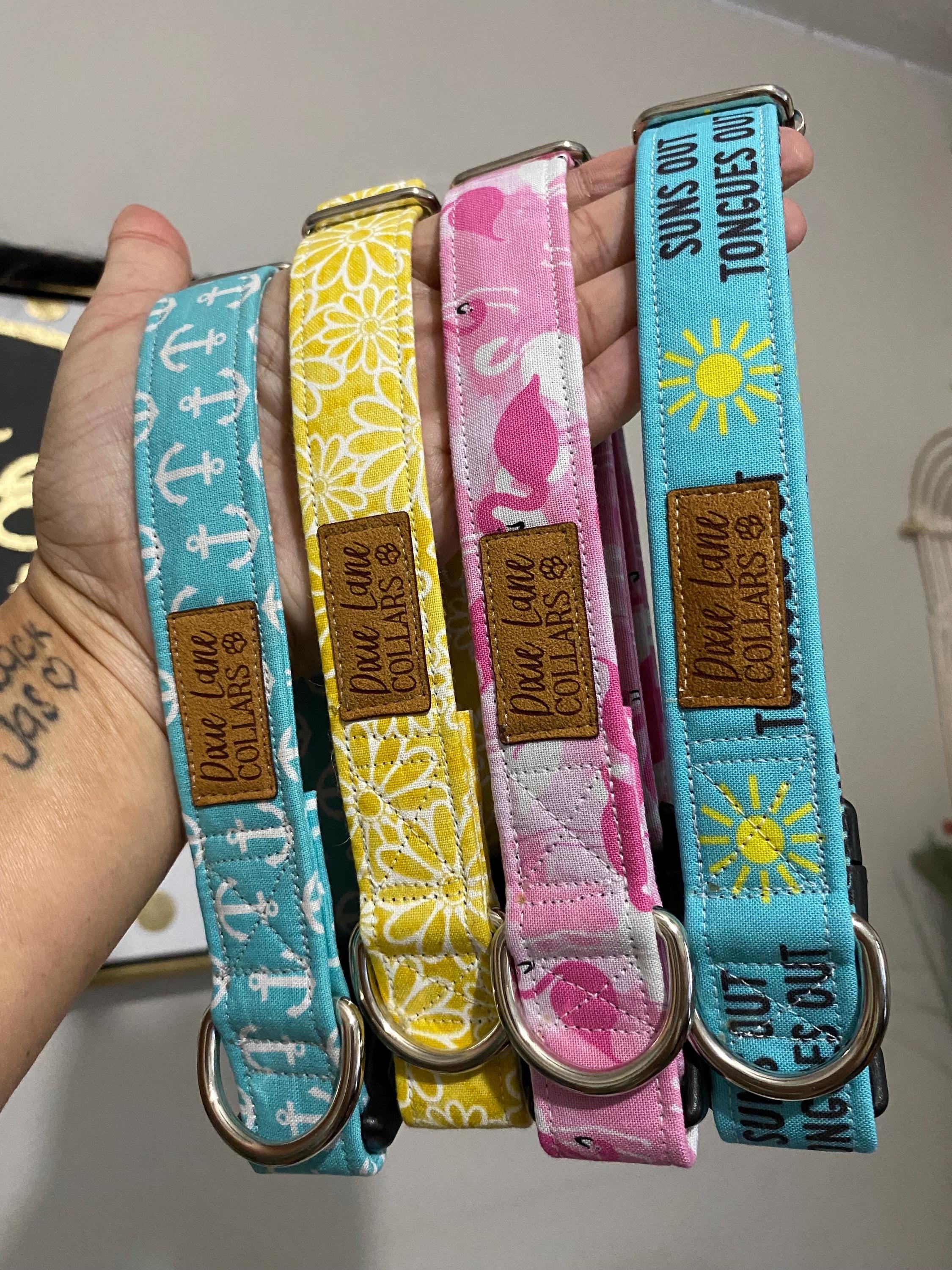 Suns Out Tongues Out Dog Collar