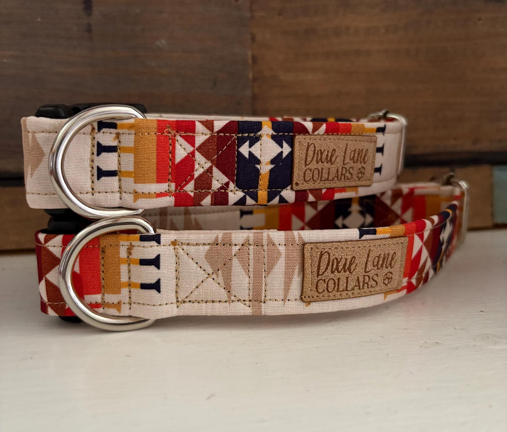 Tribal Trail Aztec Dog Collar
