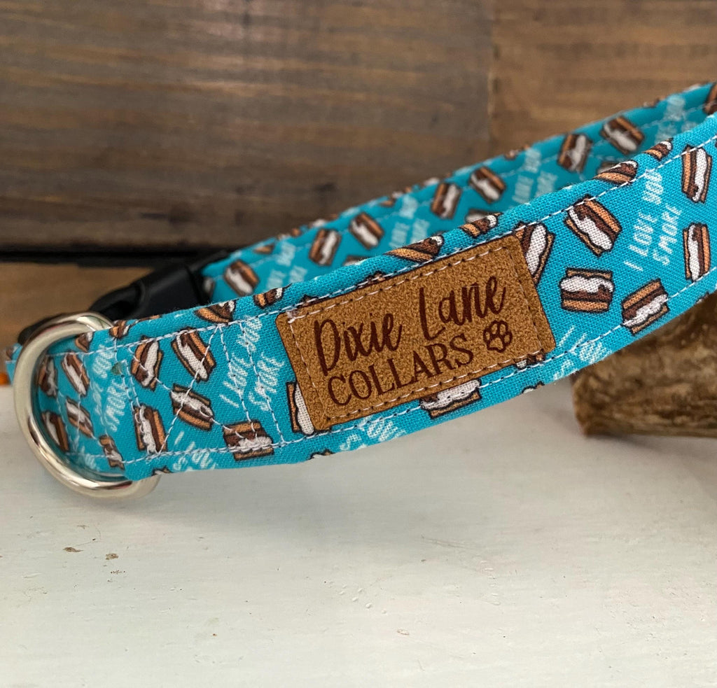 I Love You S’more Valentine Dog Collar