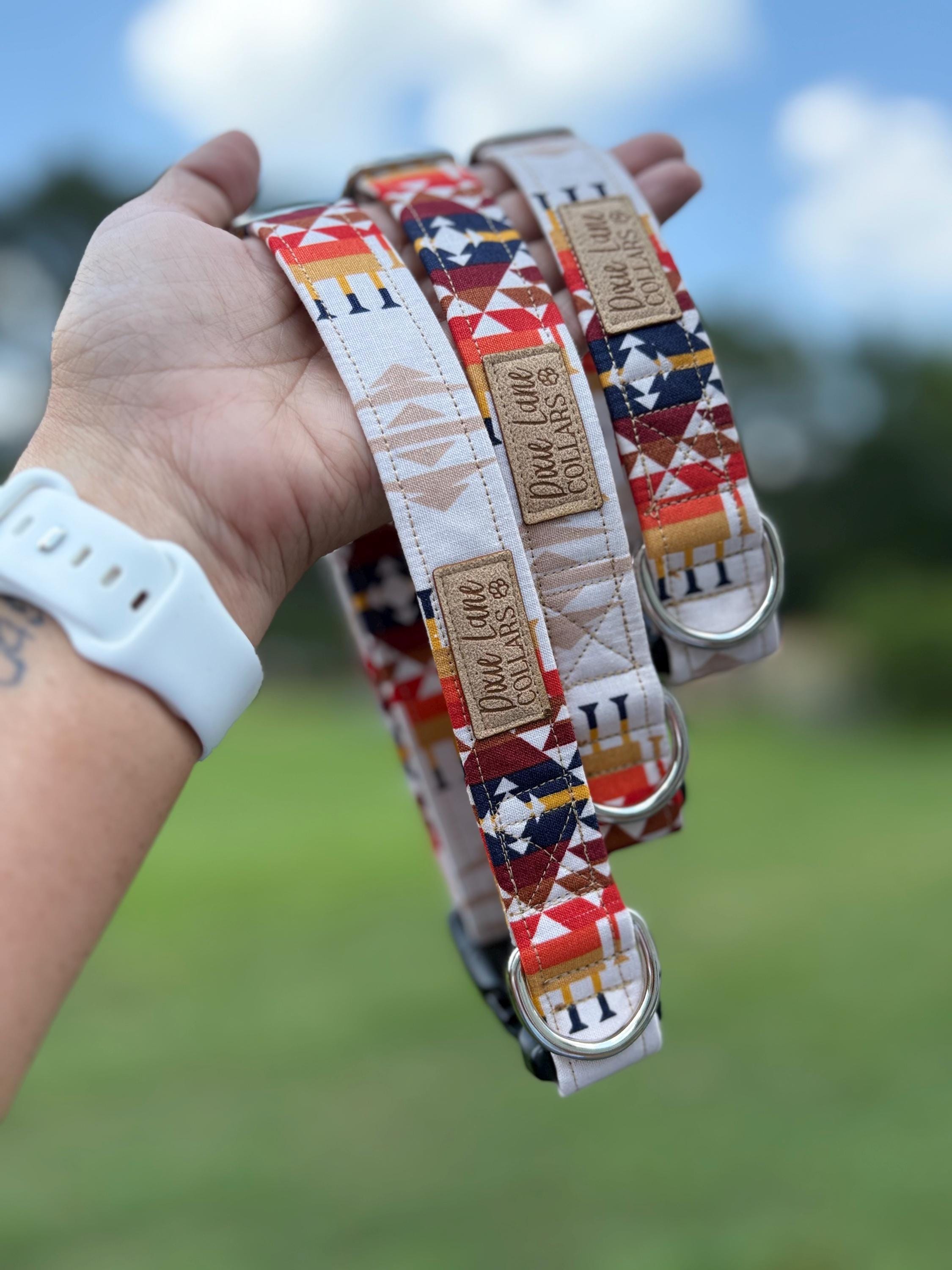 Tribal Trail Aztec Dog Collar