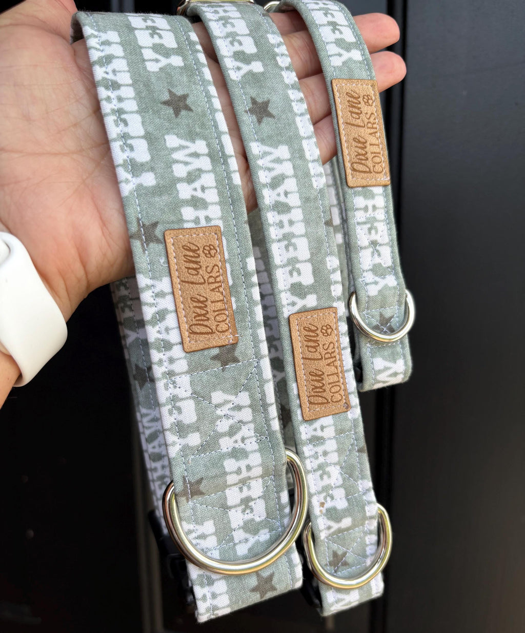 Green Yeehaw Dog Collar