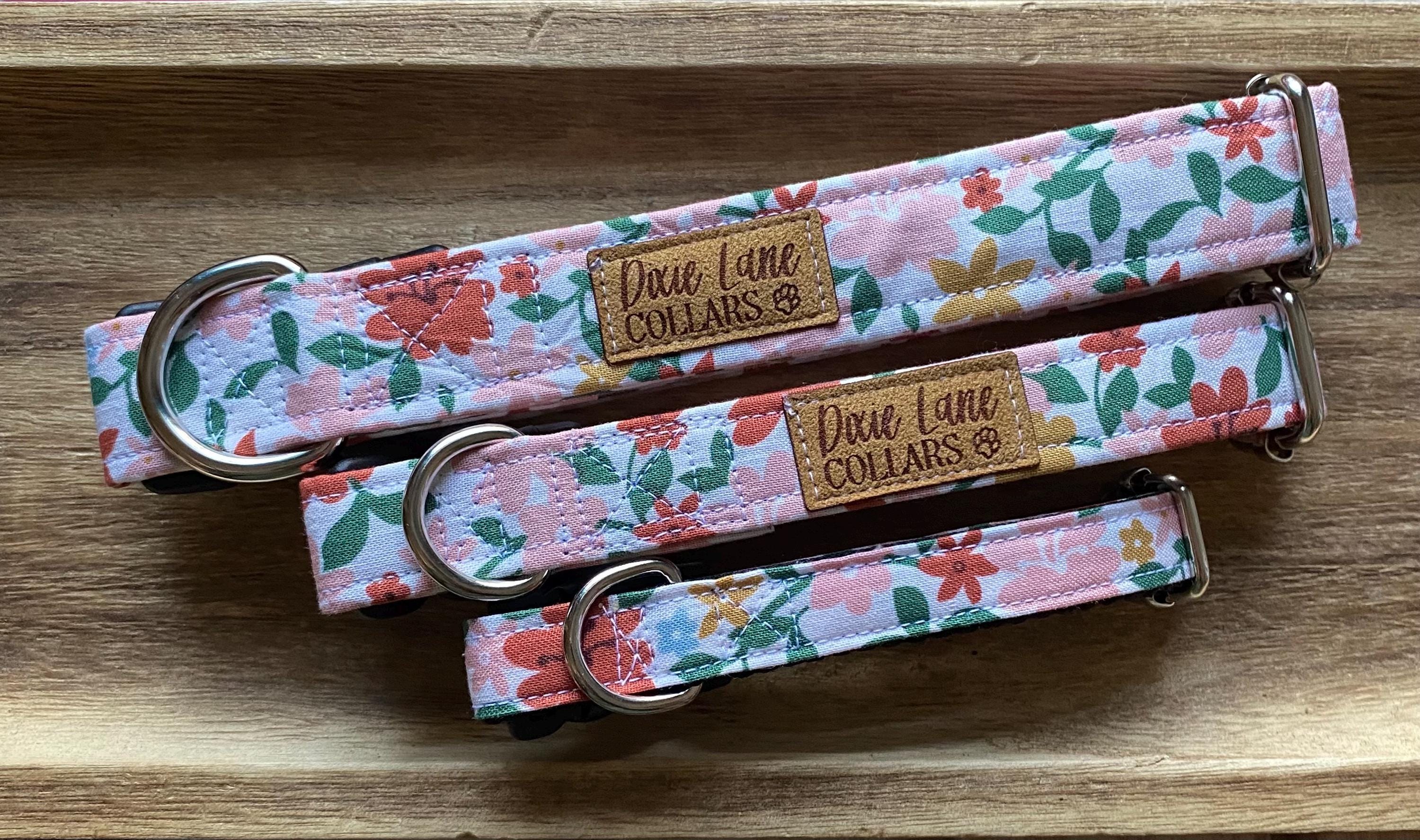 Cottage Floral Dog Collar