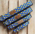 Blue Rubber Ducks Dog Collar