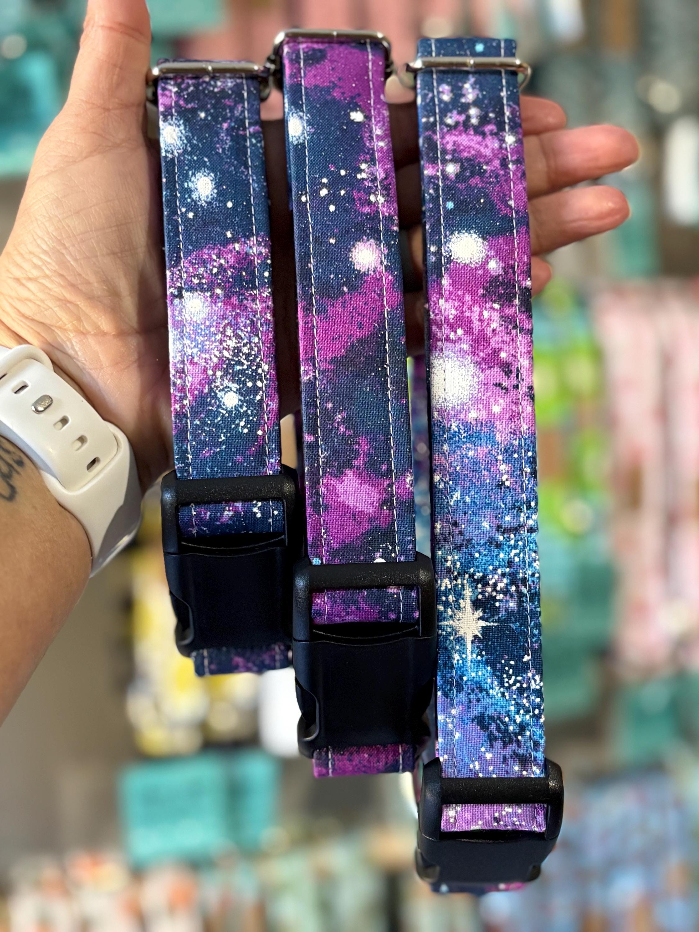 Purple Galaxy Dog Collar