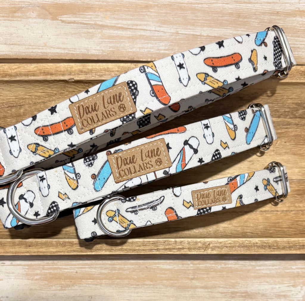 Skateboards Dog Collar