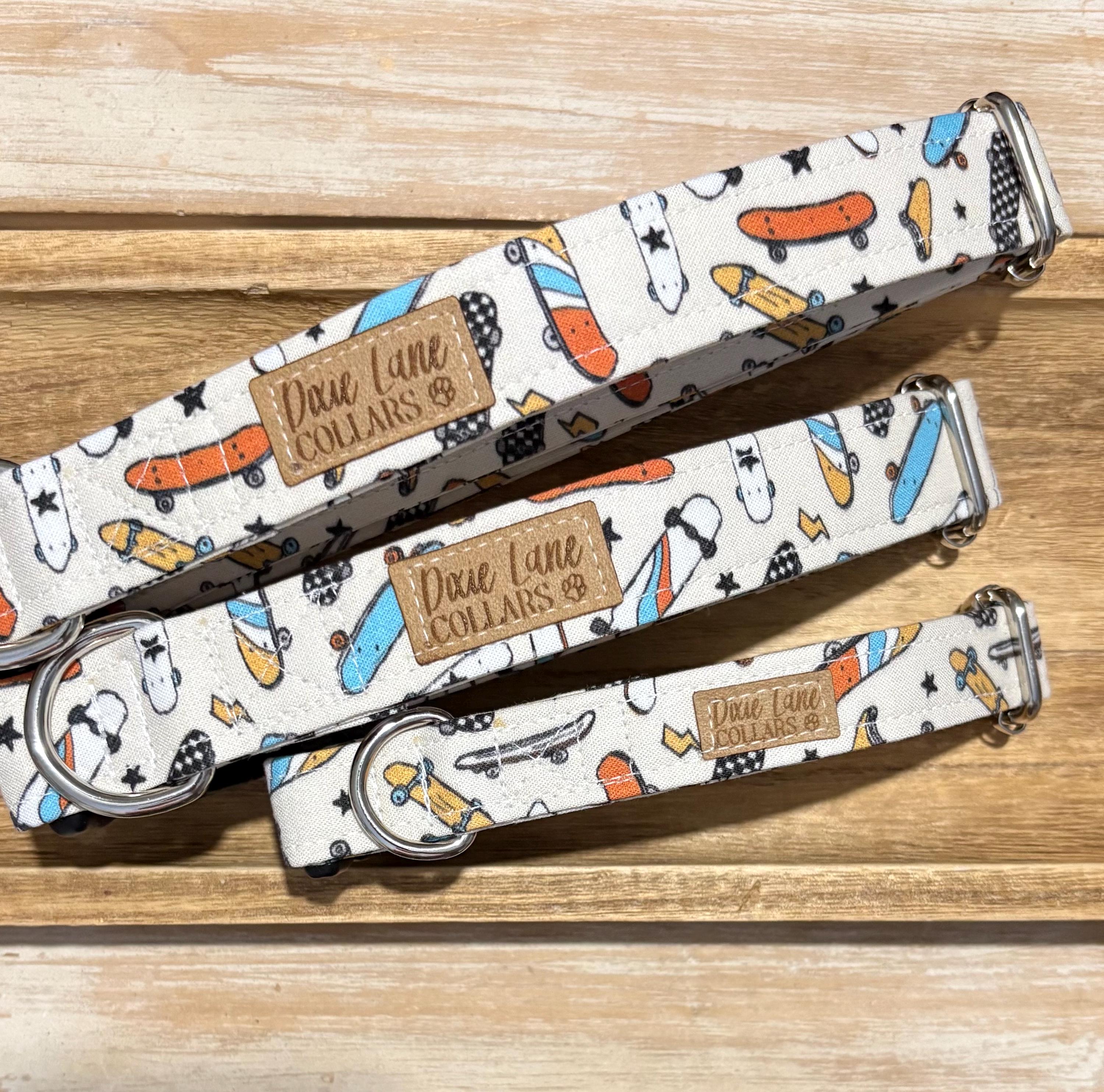 Skateboards Dog Collar