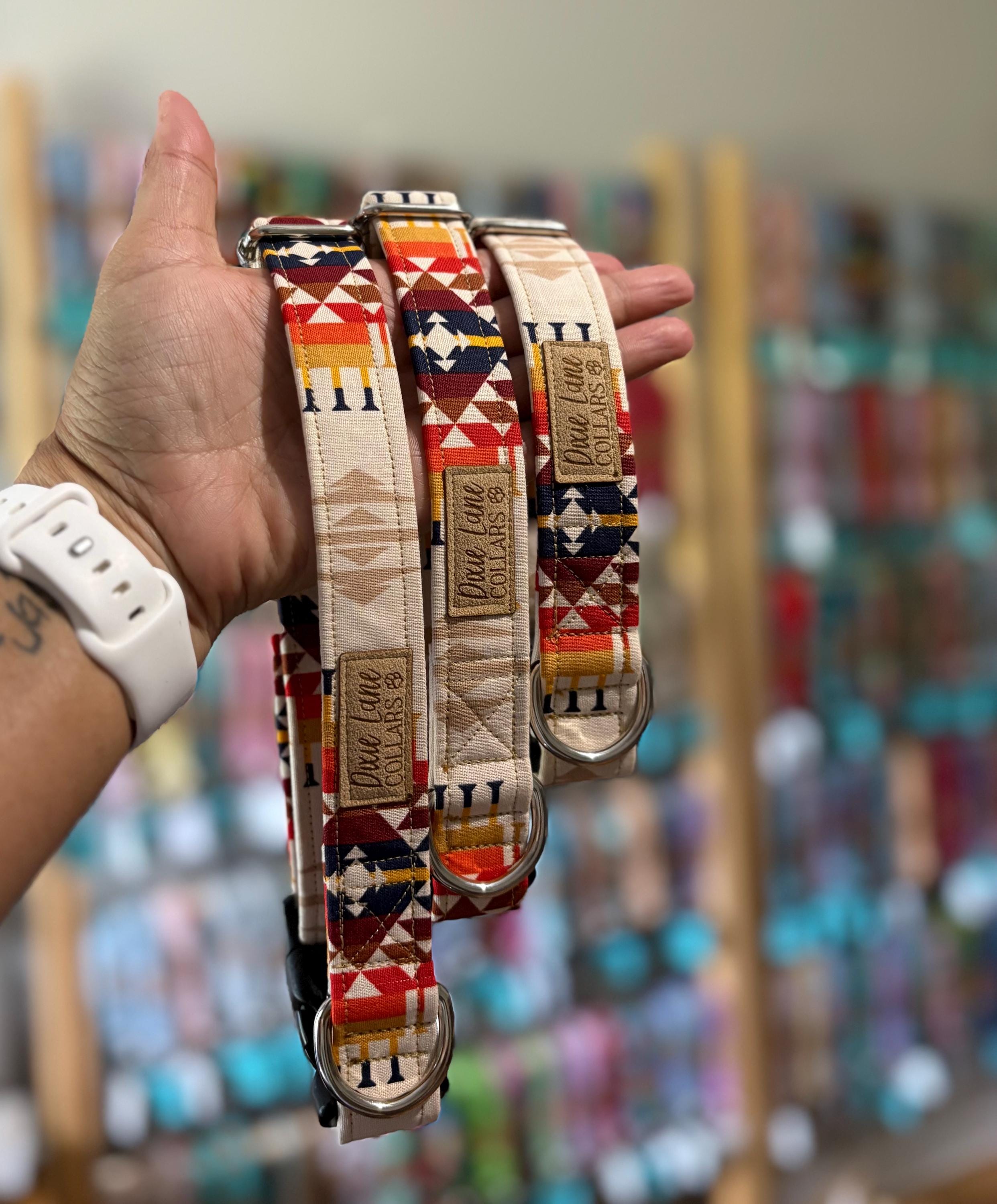 Tribal Trail Aztec Dog Collar