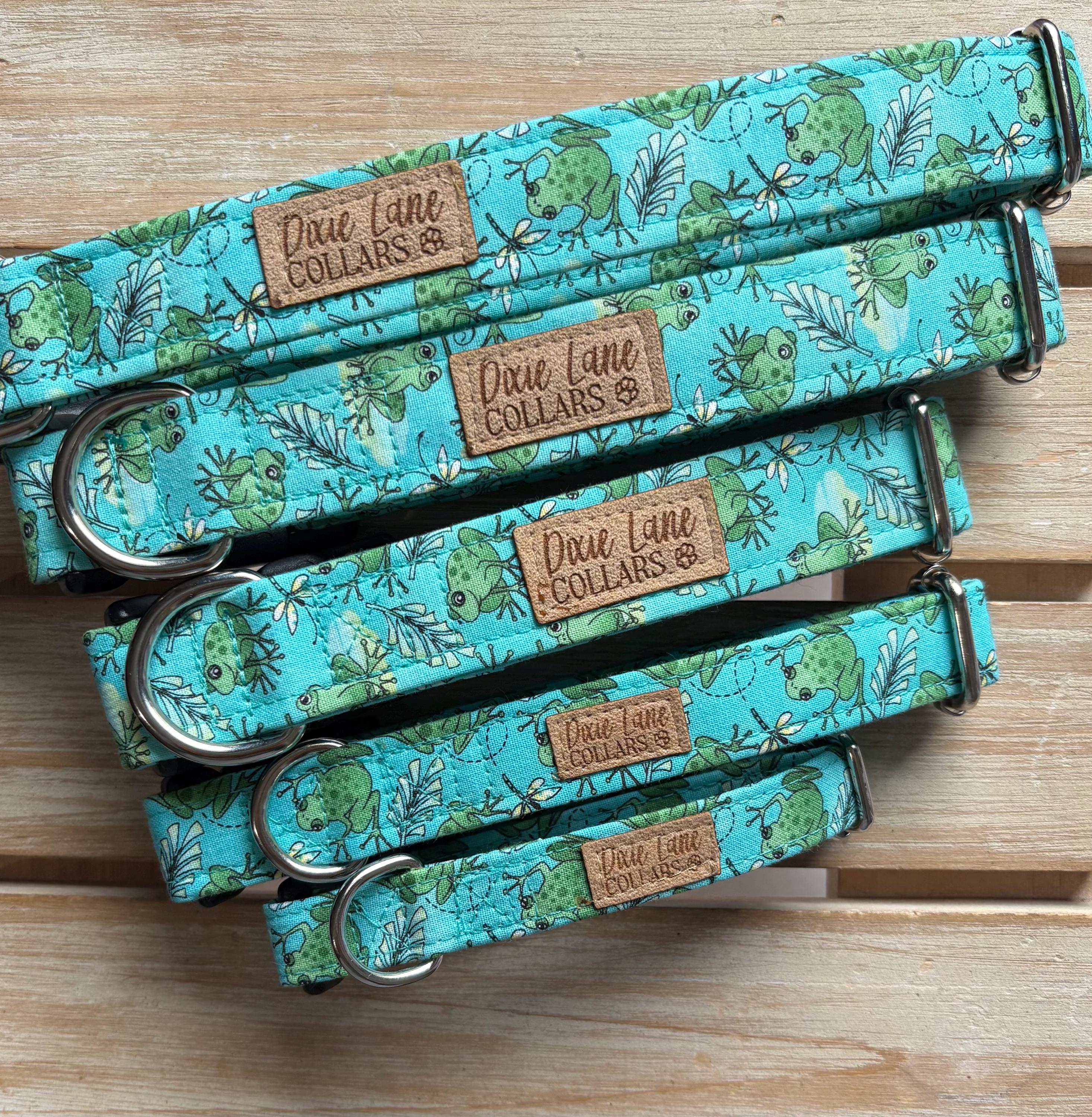 Feeling Froggy Dog Collar