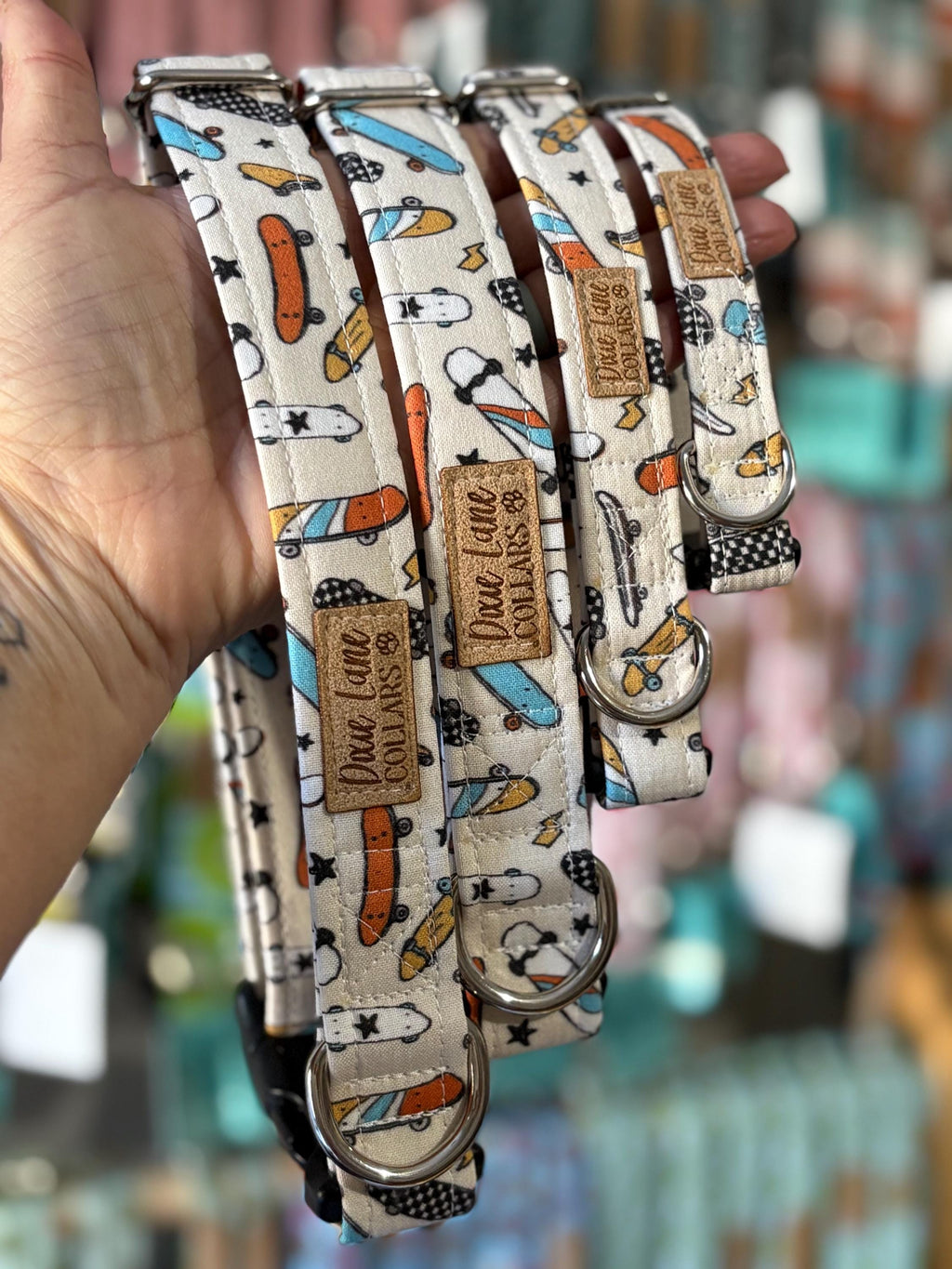 Skateboards Dog Collar