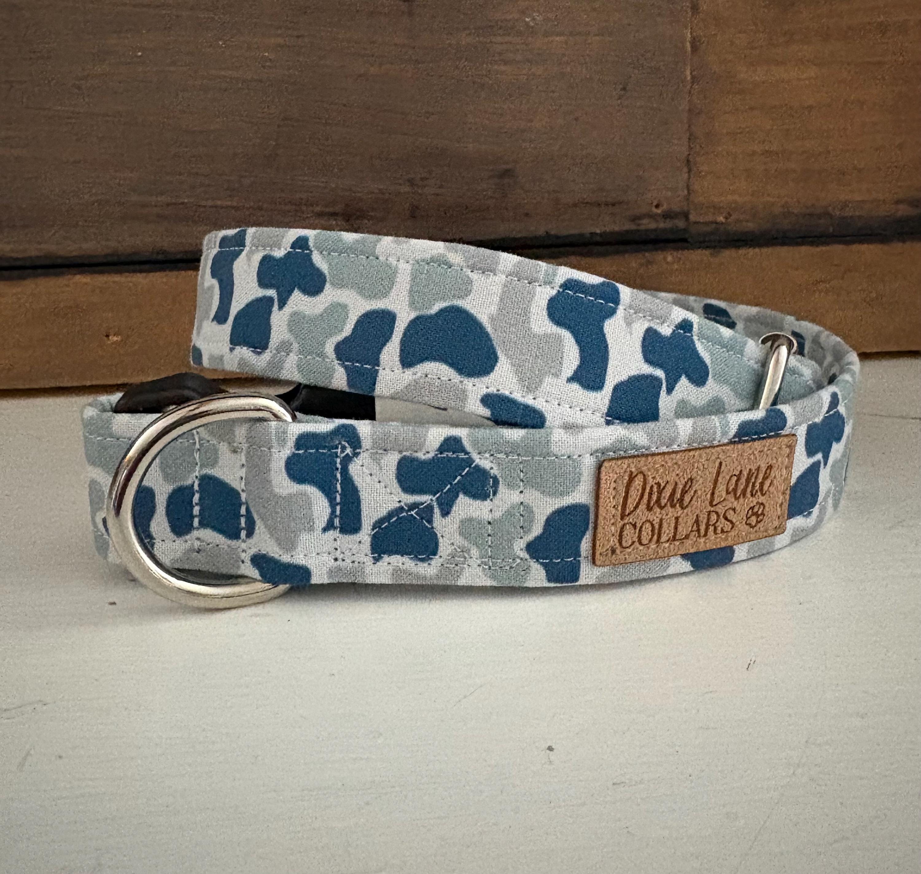 Blue Duck Camo Marsh Dog Collar