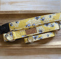 Yellow Honey Bees Dog Collar
