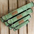 Sage Green Monstera Dog Collar