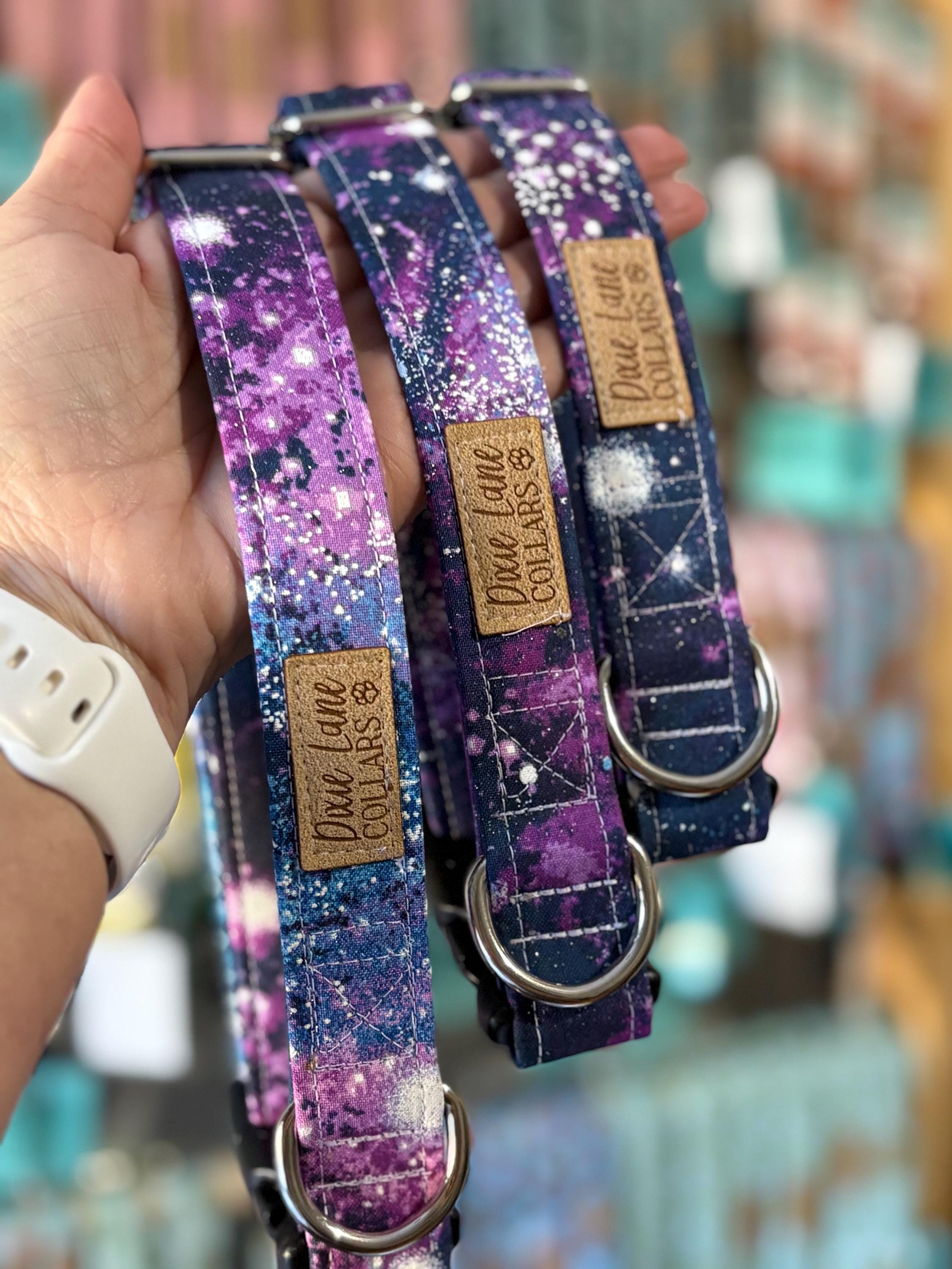 Purple Galaxy Dog Collar