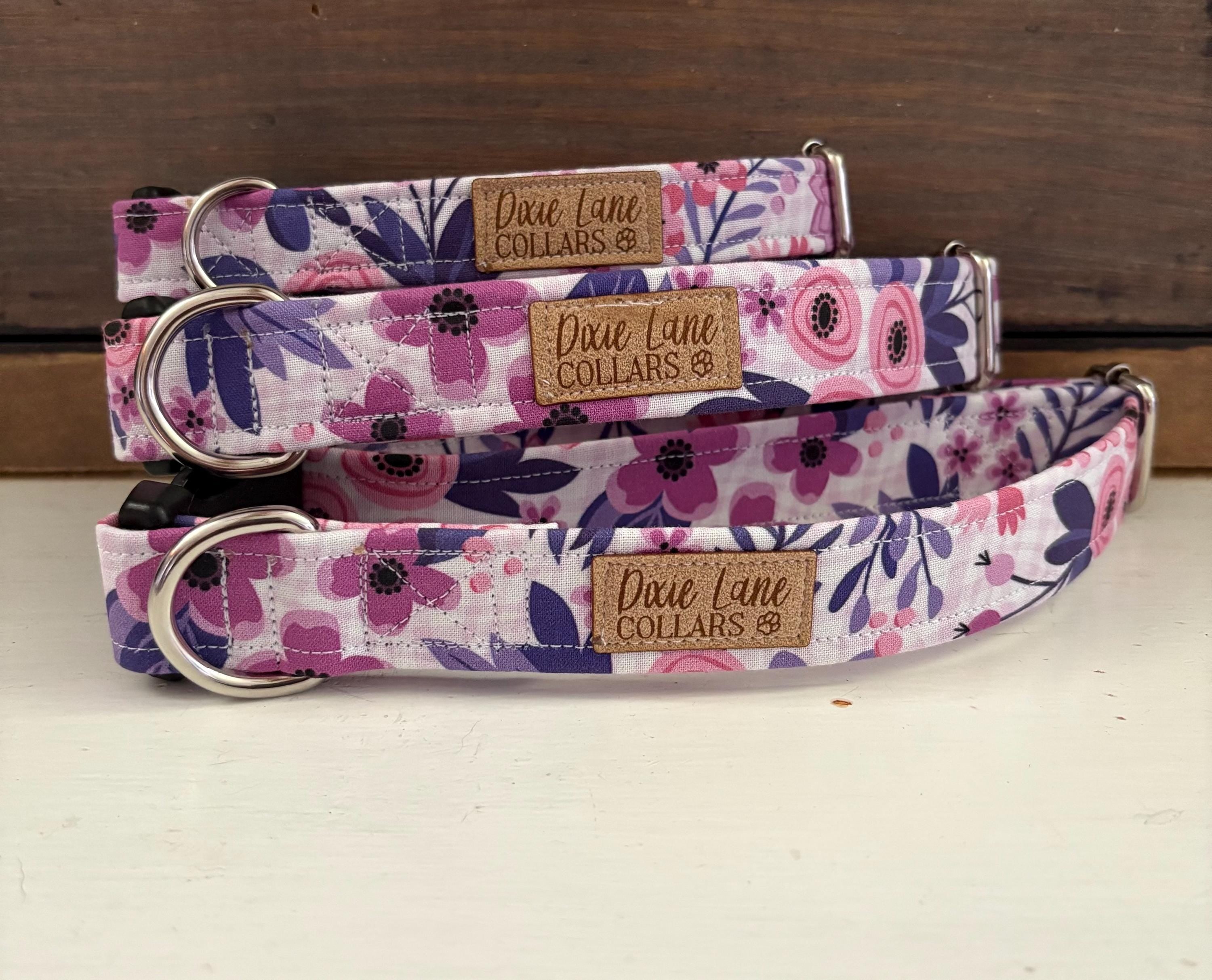 Purple Modern Floral Gingham