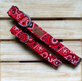 Red Bandana Western Dog Collar