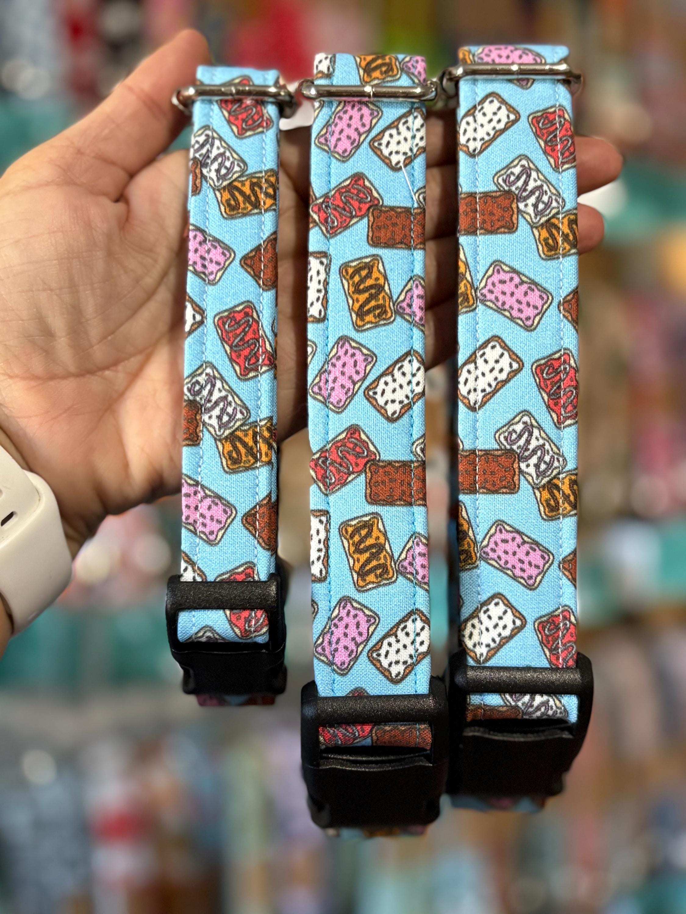 Pop-Tart Pastry Print Dog Collar