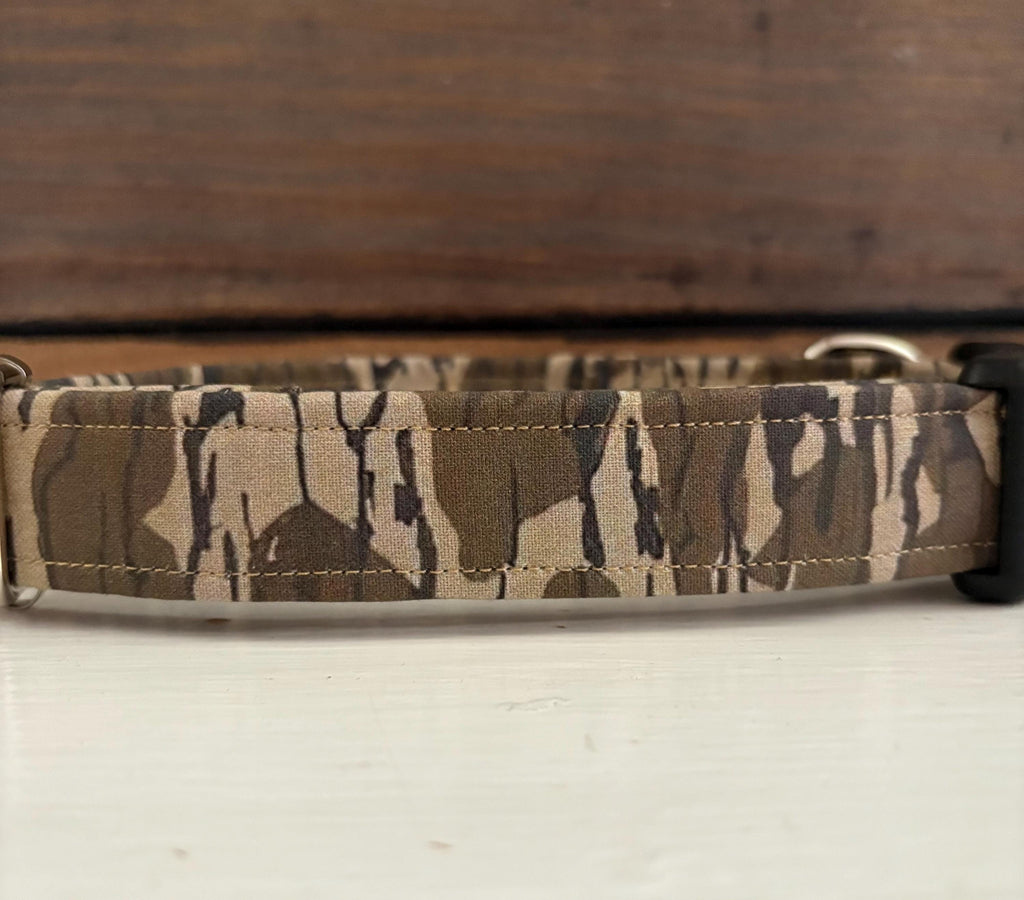 Bottomland Camo Print Dog Collar