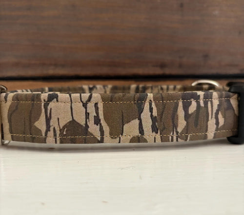 Bottomland Camo Print Dog Collar