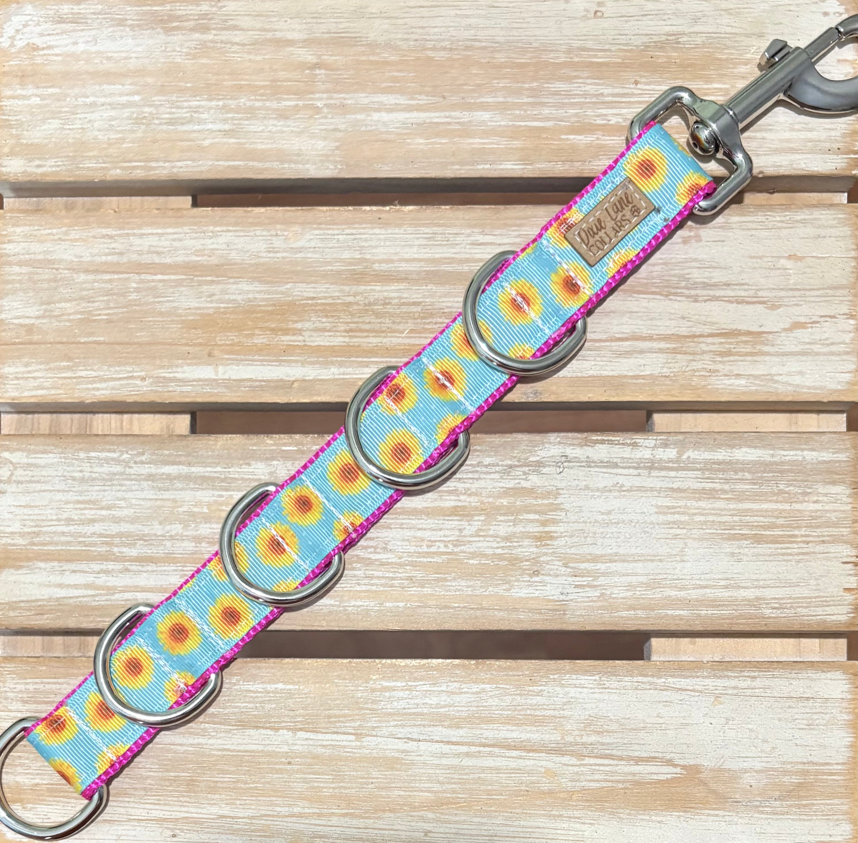 Pink Sunflowers Nylon Grooming Extender