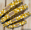 Yellow Ditsy Floral Dog Collar