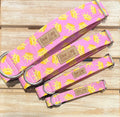 Pink Crowns Dog Collar