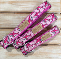 Pink Sharks Dog Collar