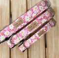 Pink Daisies Dog Collar