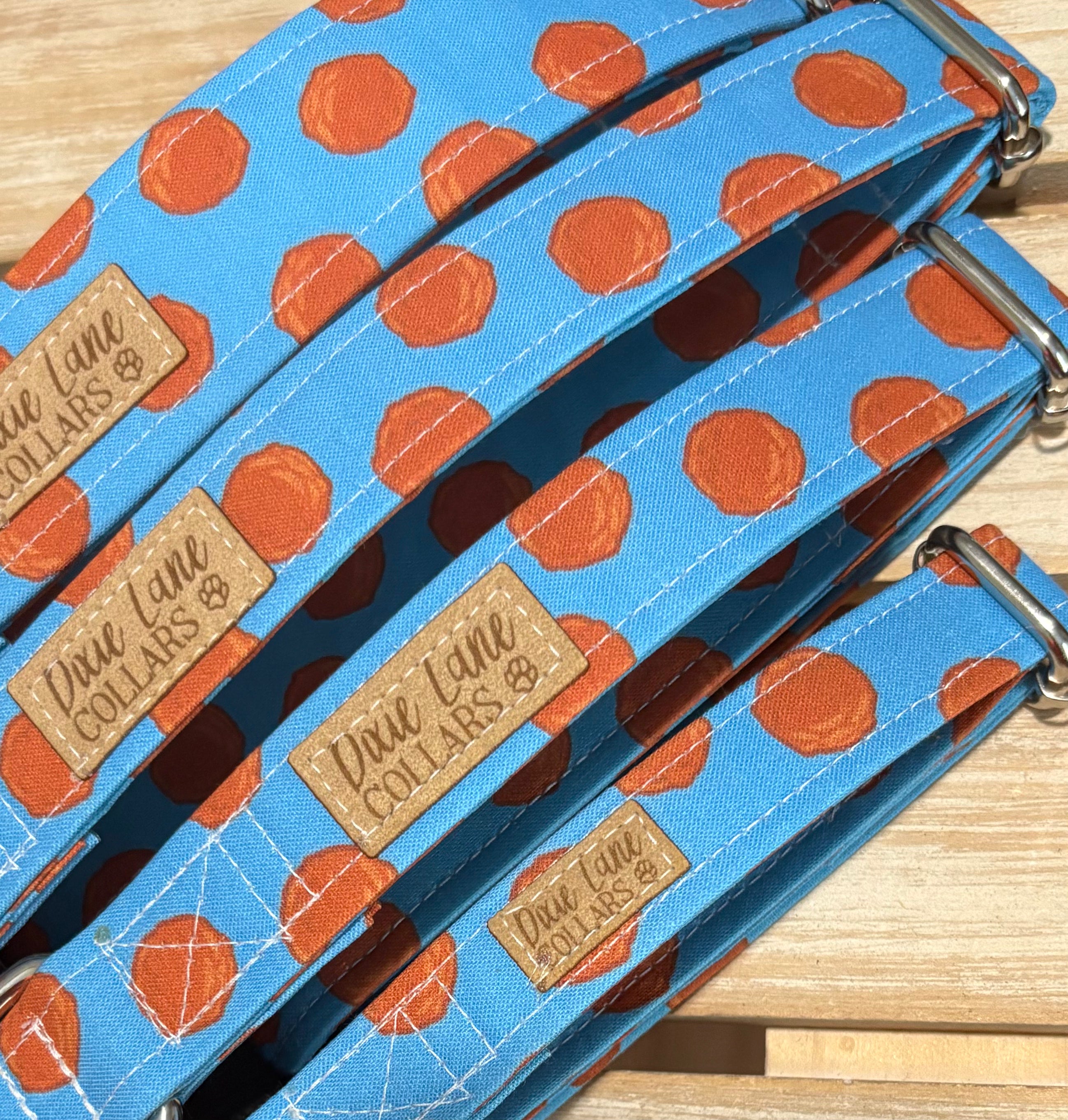 Blue Meatballs Dog Collar