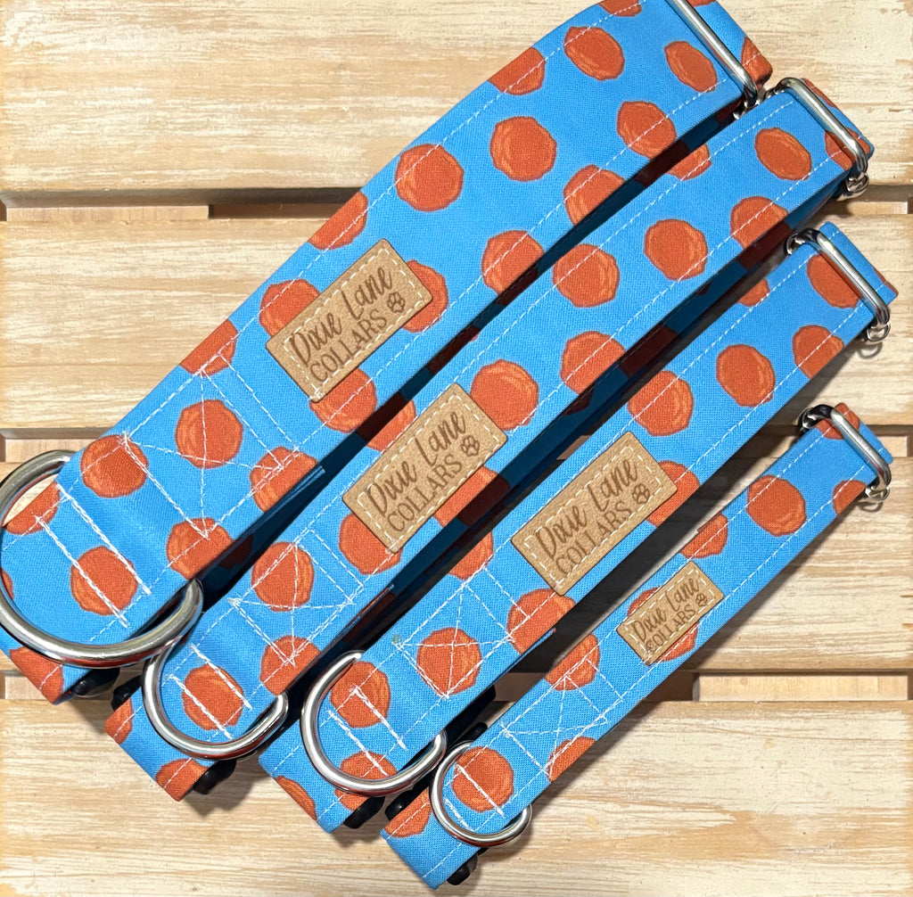 Blue Meatballs Dog Collar