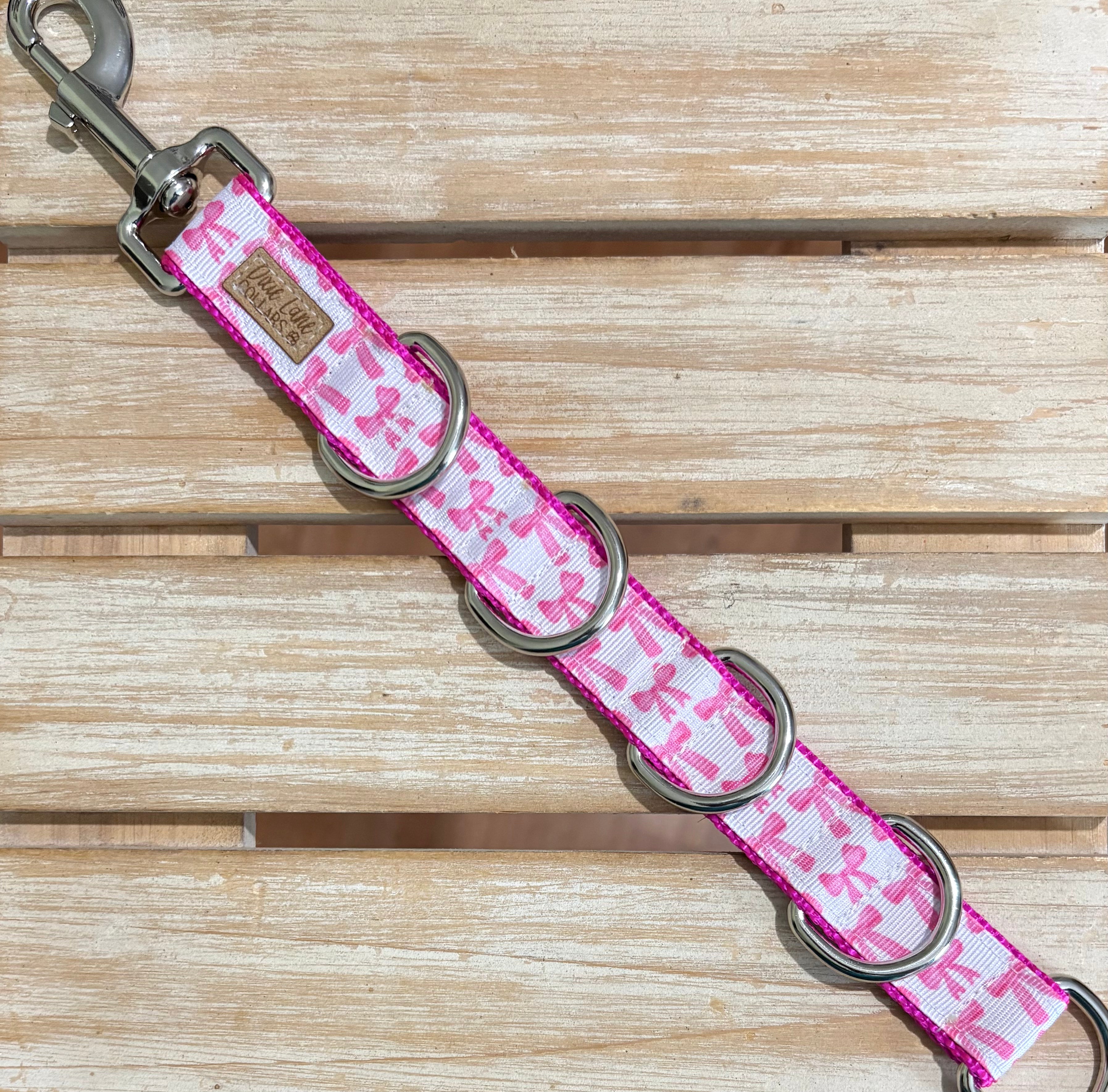 Pink Bows Nylon Grooming Extender