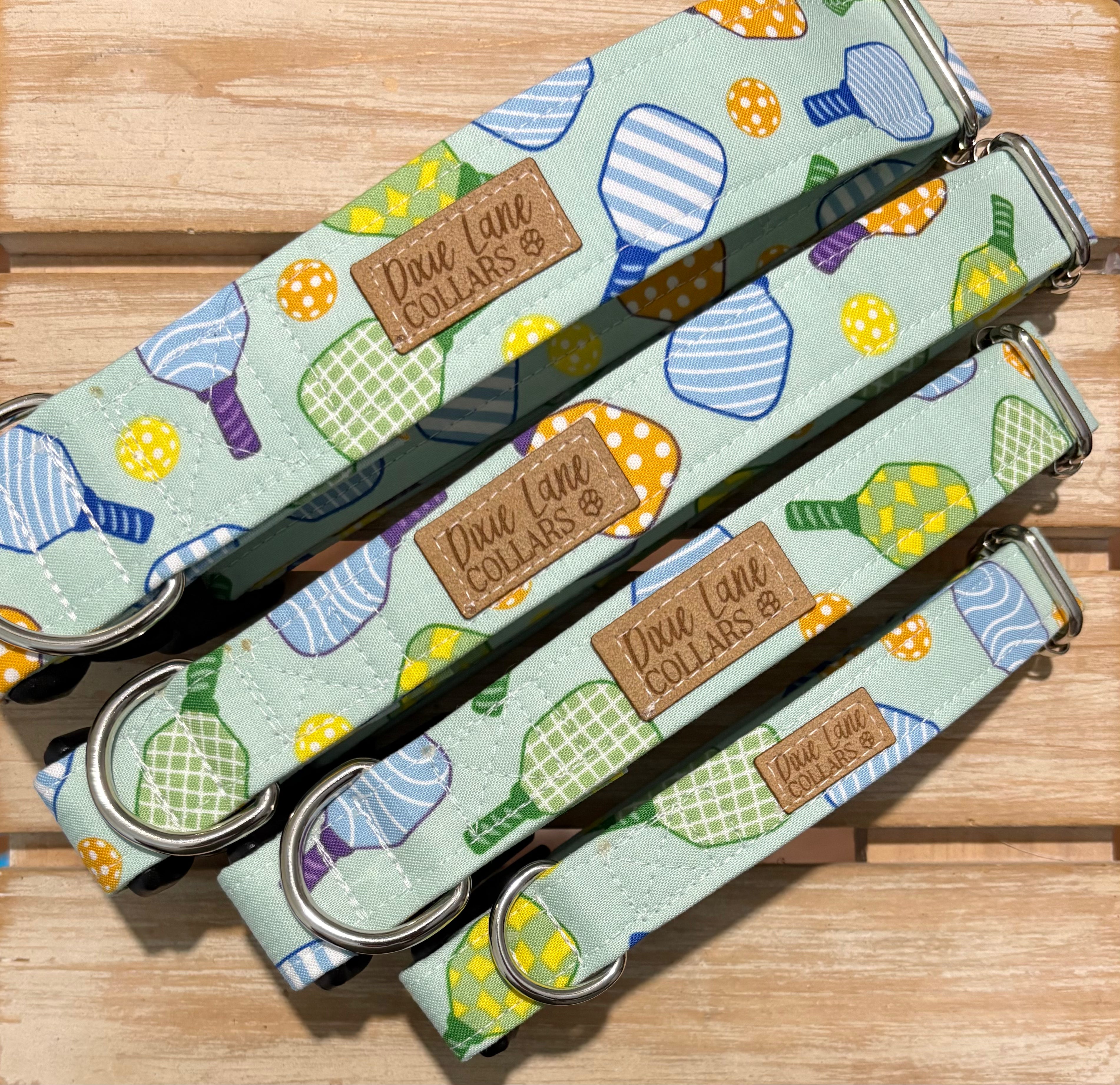 Pickleball Dog Collar. Summer Pet Collar