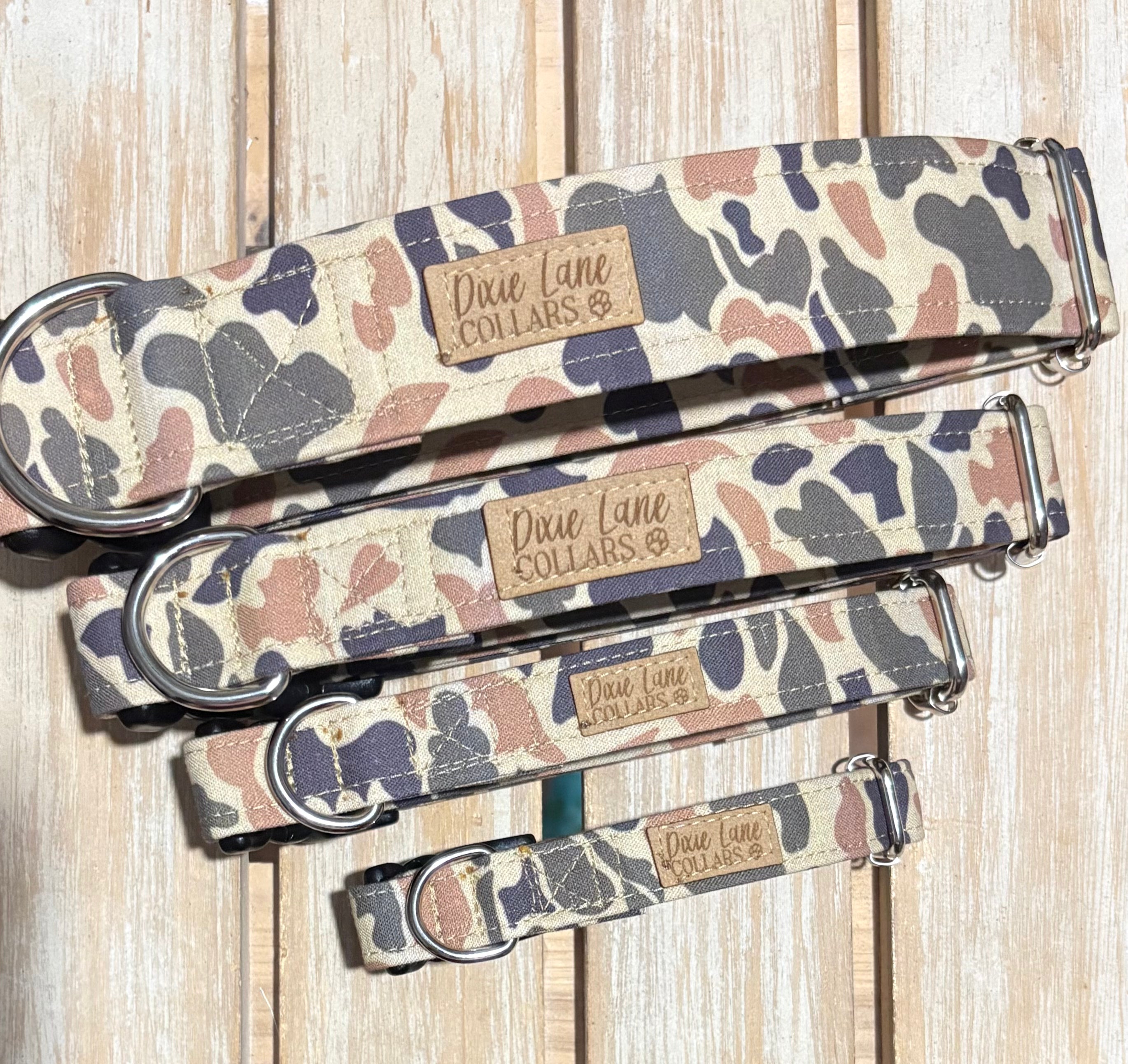 Brown Camo Marsh Dog Collar