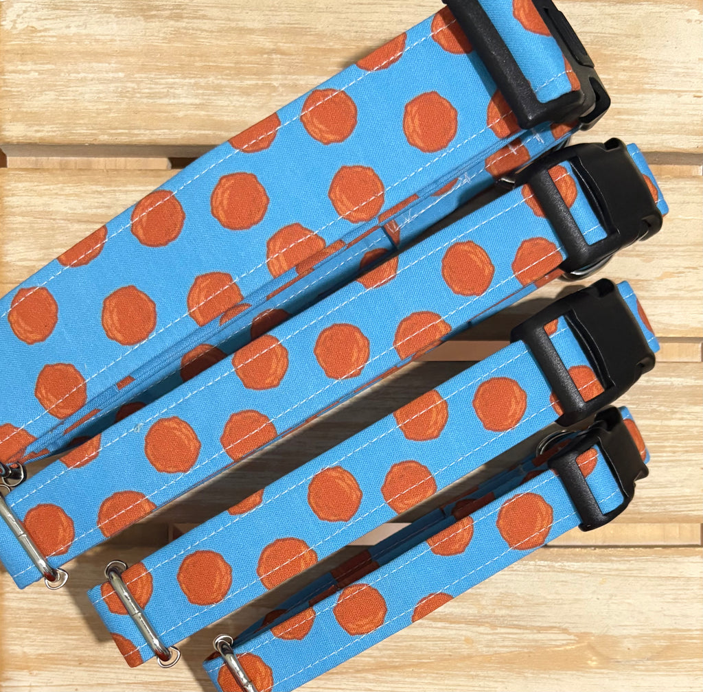 Blue Meatballs Dog Collar