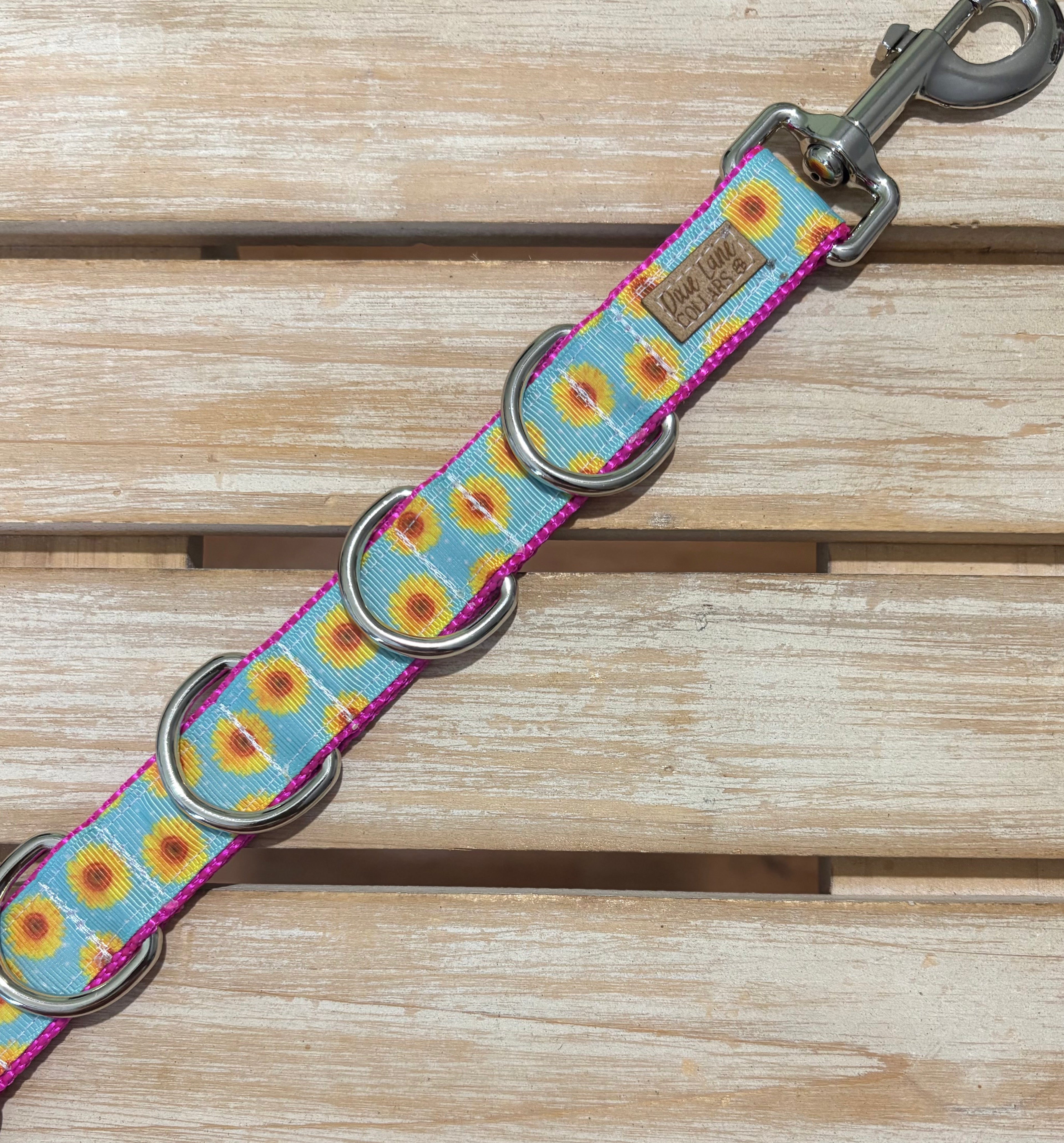 Pink Sunflowers Nylon Grooming Extender