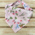Strawberry Floral Dog Bandana