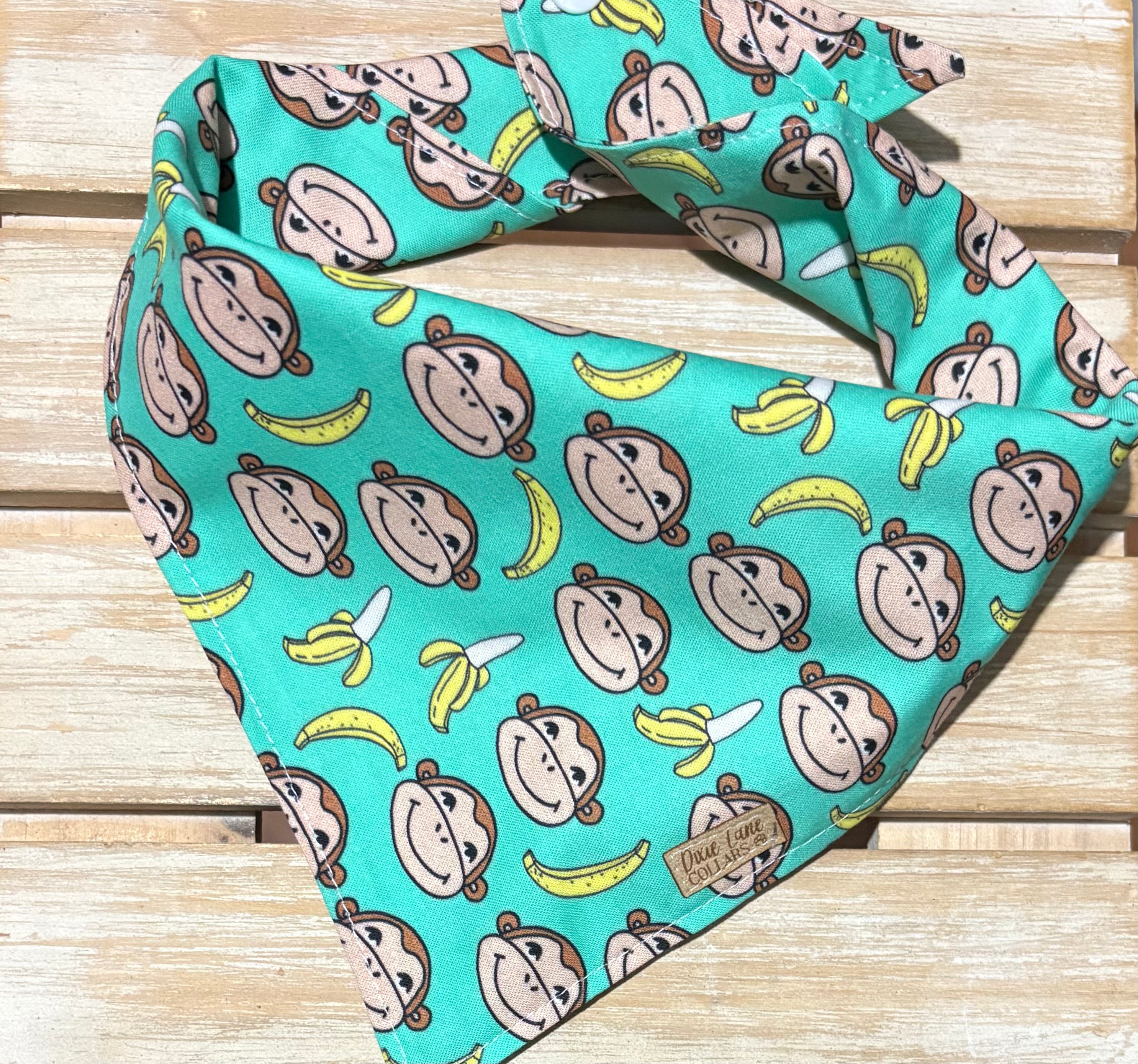 Monkey and Bananas Dog Bandana