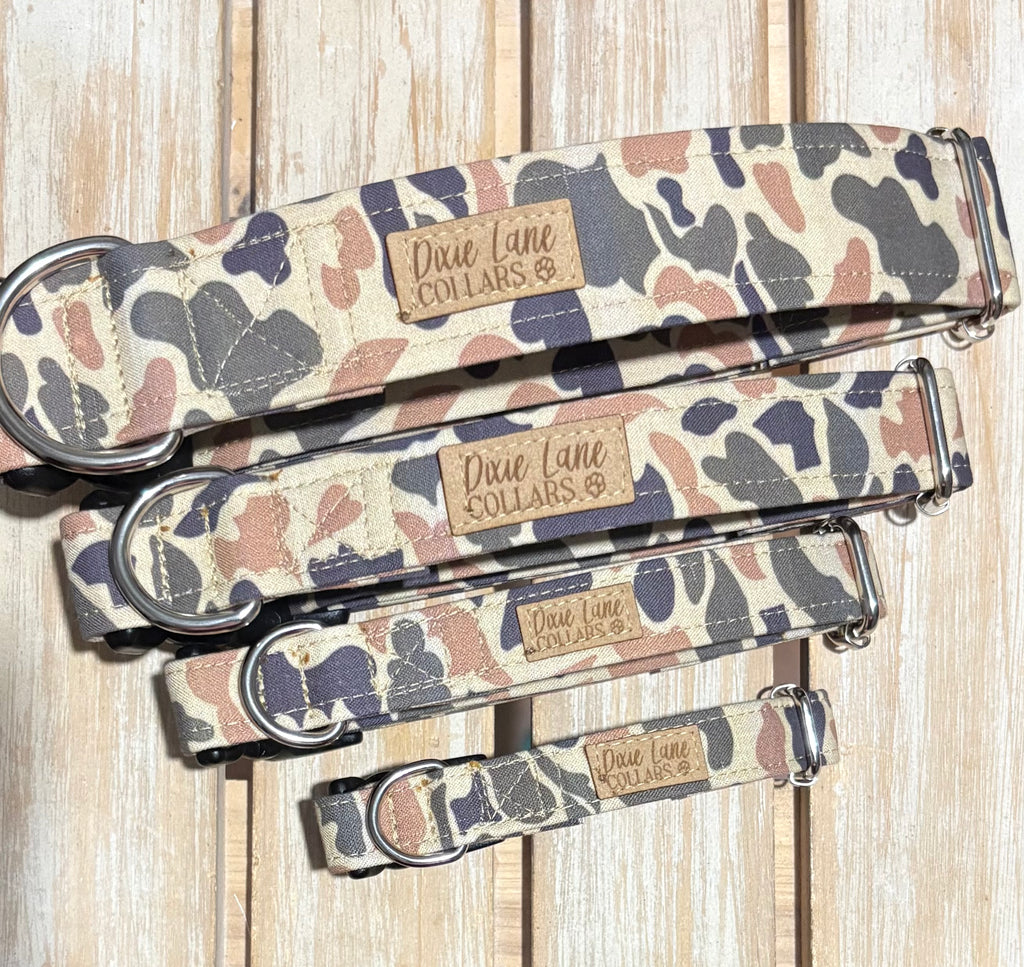 Brown Camo Marsh Dog Collar