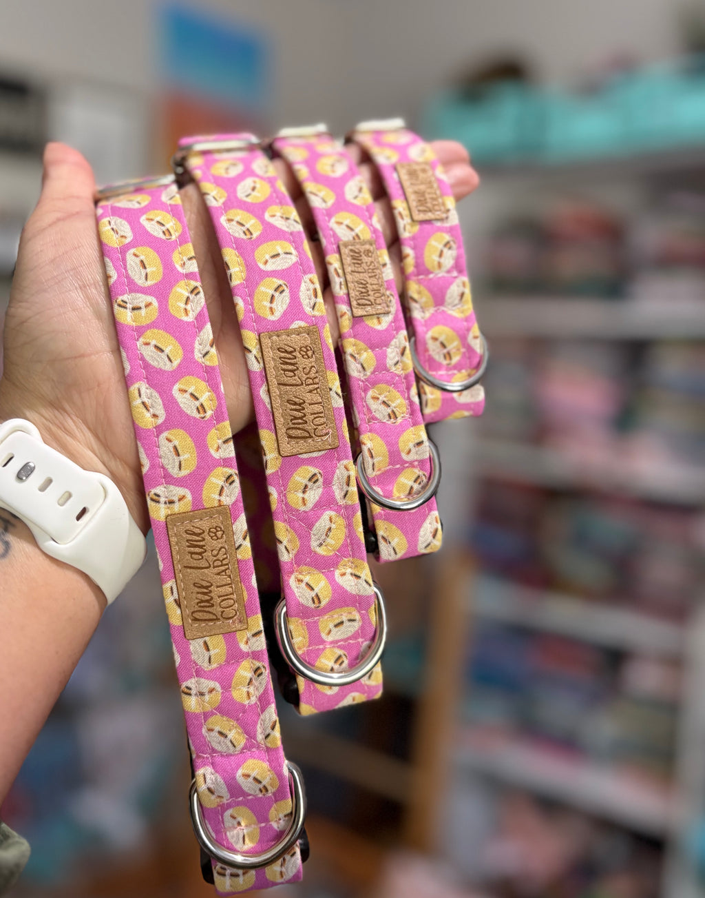 Cinnamon Rolls Dog Collar