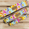 Groovy Summer Daisies Dog Collar