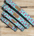 Flamingo Floats Dog Collar