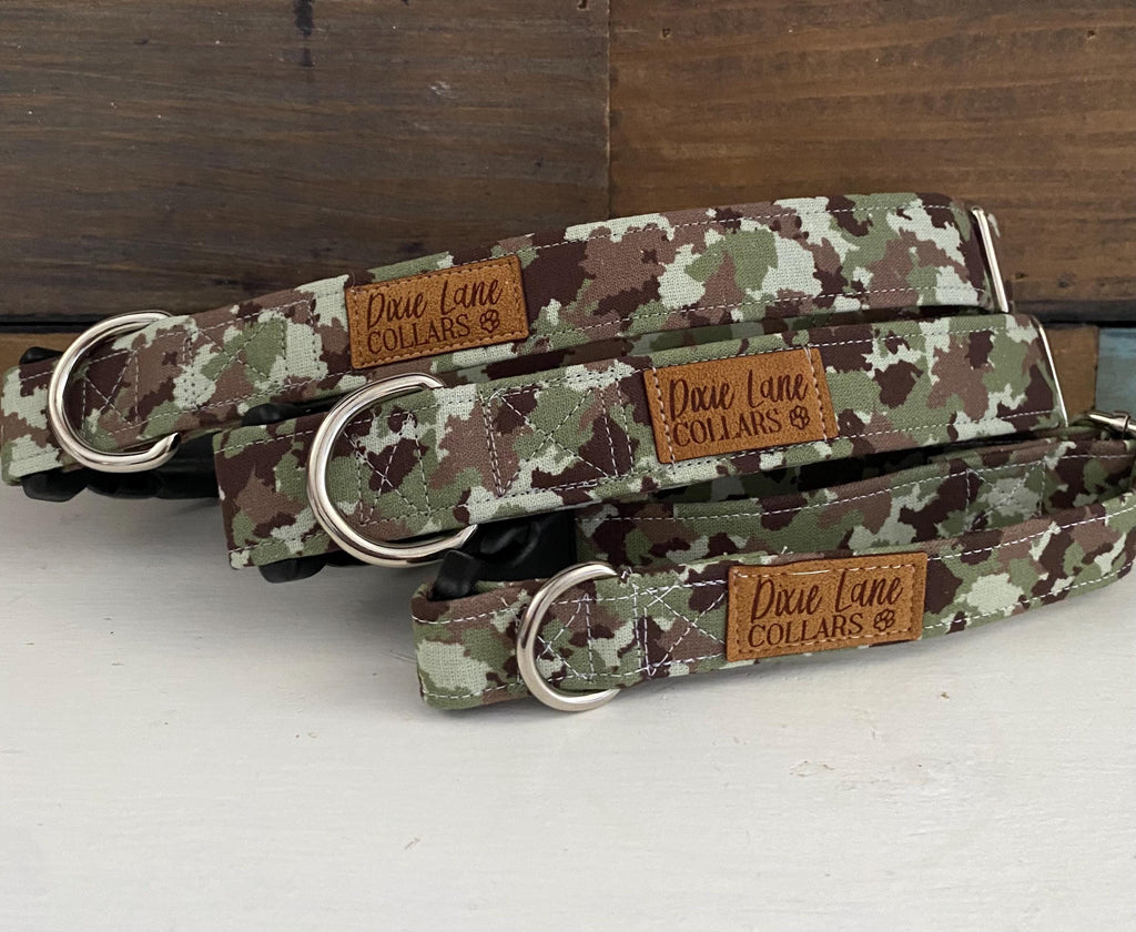 Army Camouflage Dog Collar